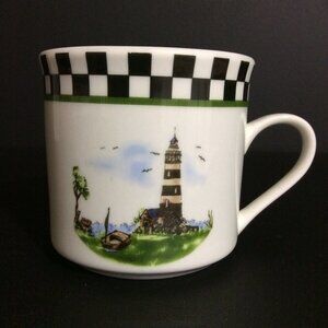 COFFEE mug cup nautical lighthouse alco 8 oz
